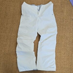 Columbia Women's Bugaboo II  Winter Pants In White, Size L